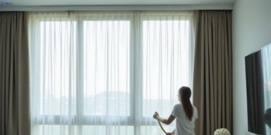Delicate sheer drape cleaning fitzgibbon Matty Curtain Cleaning